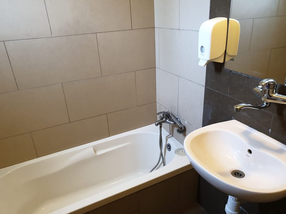 Free toiletries, hair dryer, towels, soap