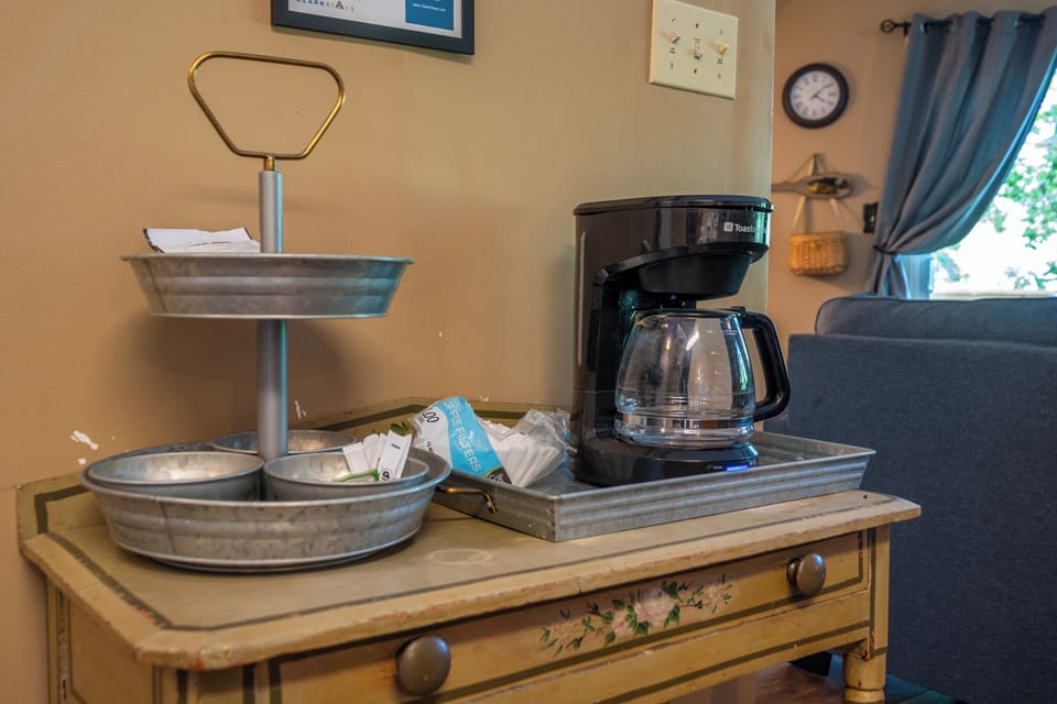 The ever-important coffee bar