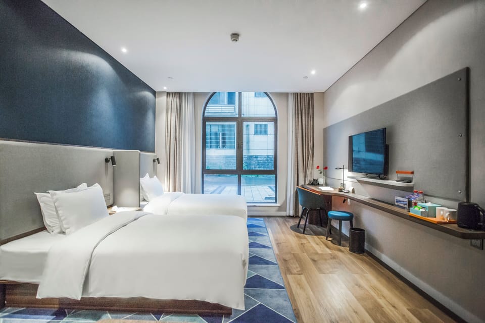 In-room safe, desk, blackout drapes, iron/ironing board