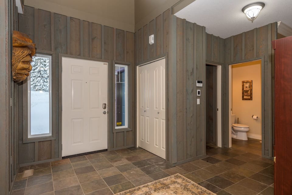 Entry Way and Bathroom 