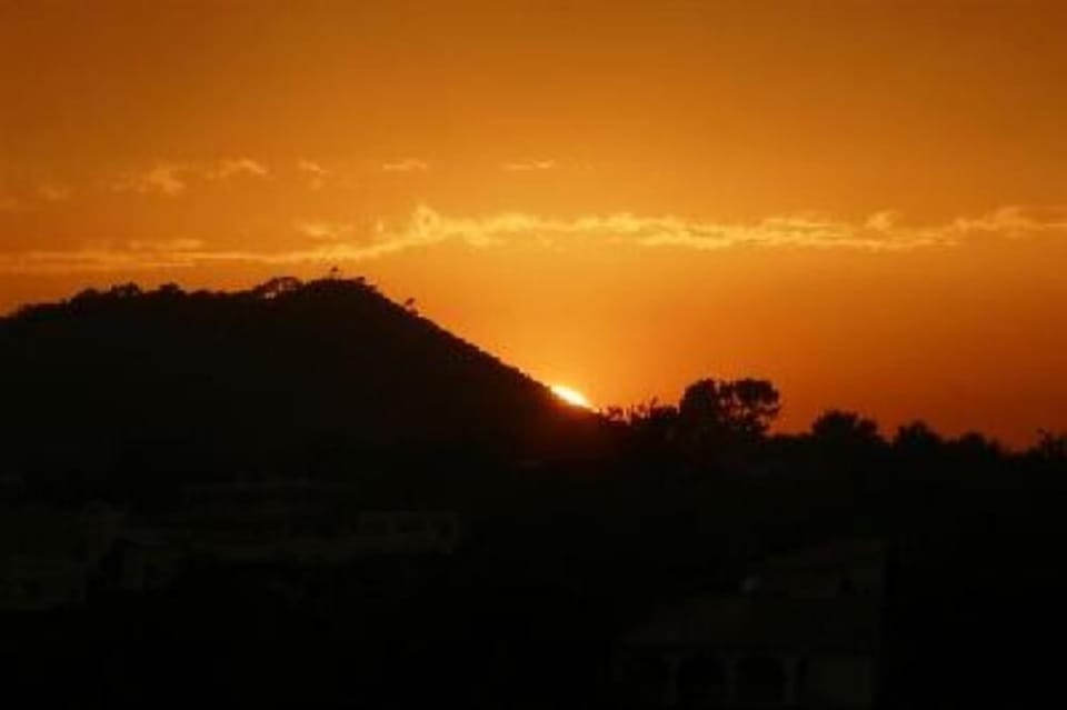 Enjoy the sunset every day from our terrace!
