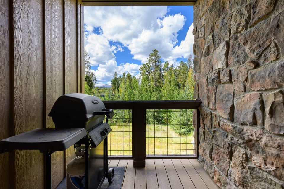 Private Patio With Gas BBQ Grill