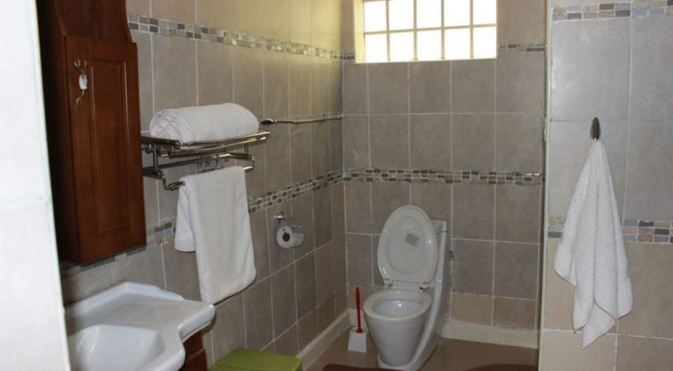 Free toiletries, slippers, towels