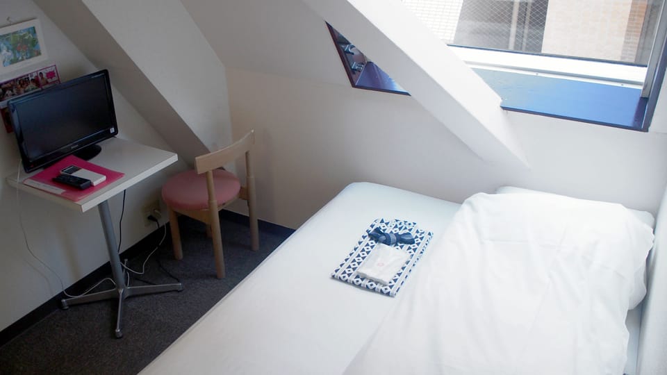 Double Room (1 Semi-double Bed) | Desk, iron/ironing board, free WiFi, bed sheets