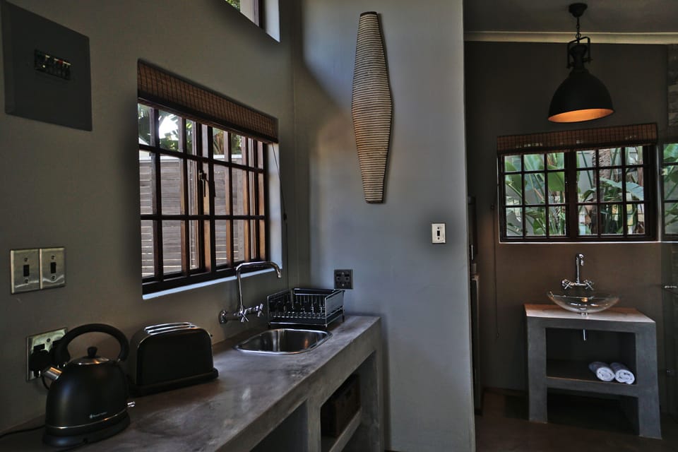 Luxury Chalet | Private kitchen | Full-size fridge, microwave, oven, stovetop