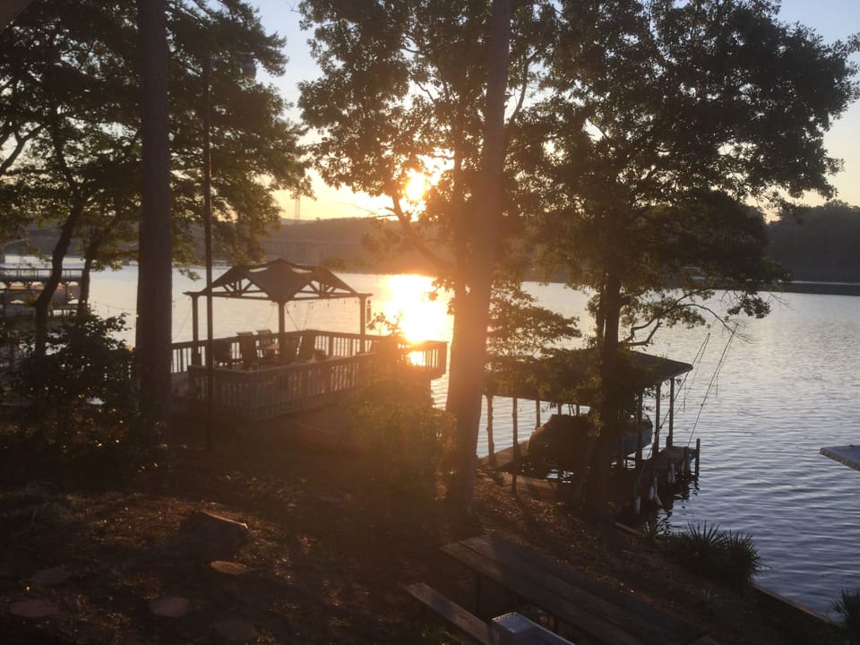Sunrise with your morning coffee in the screened in lounge area is sublime.