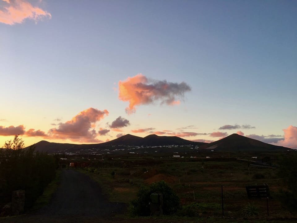 sunset Lanzarote style
