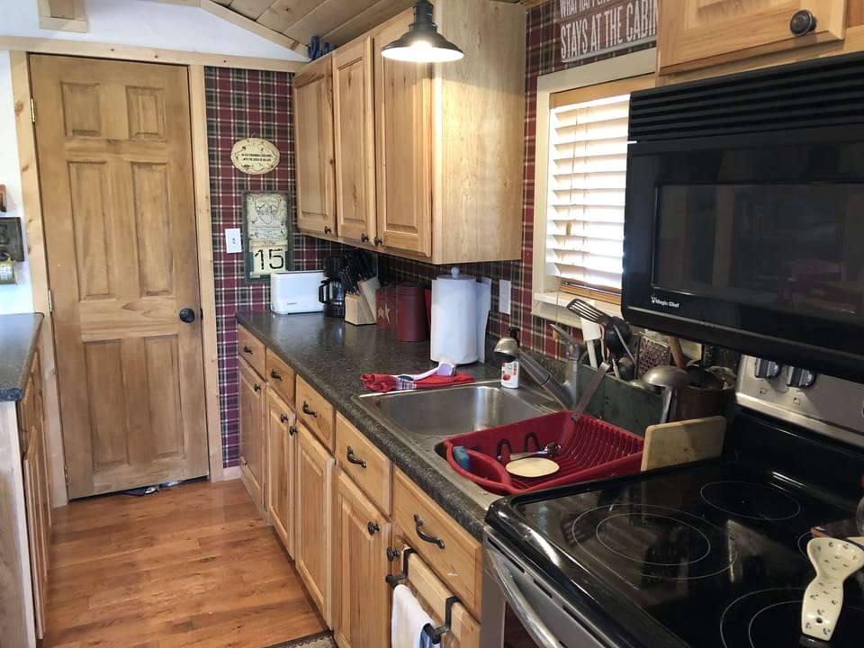 well stocked kitchen