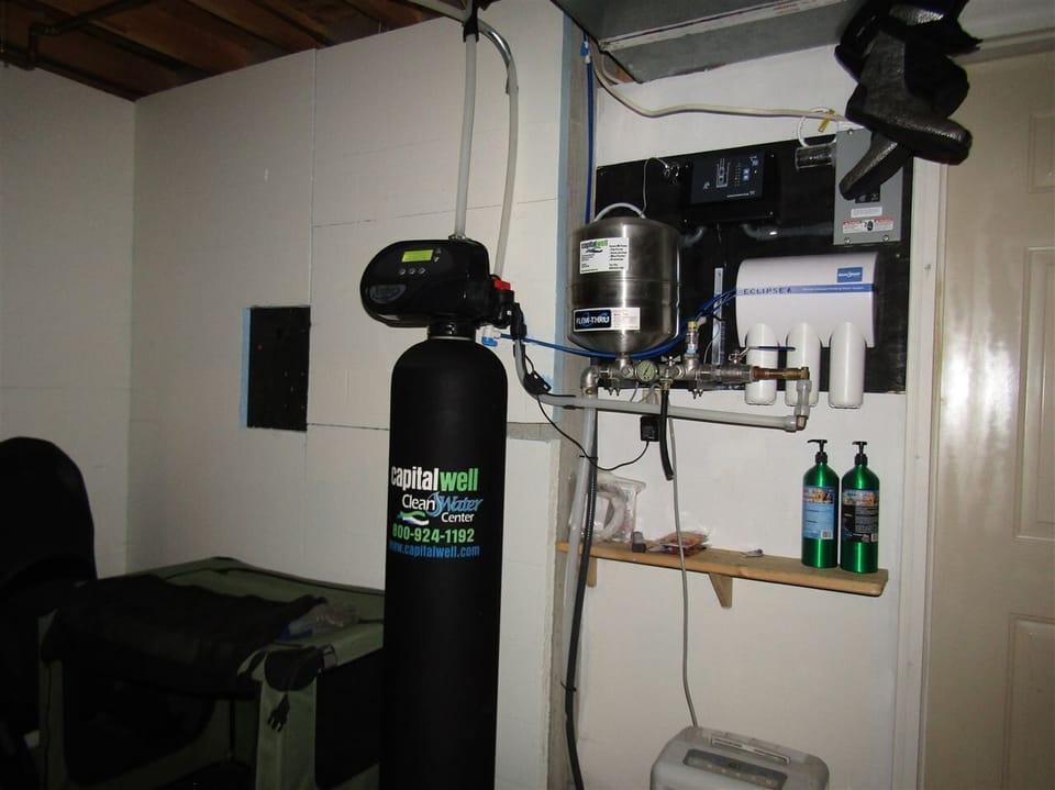 WATER FILTER IN BASEMENT