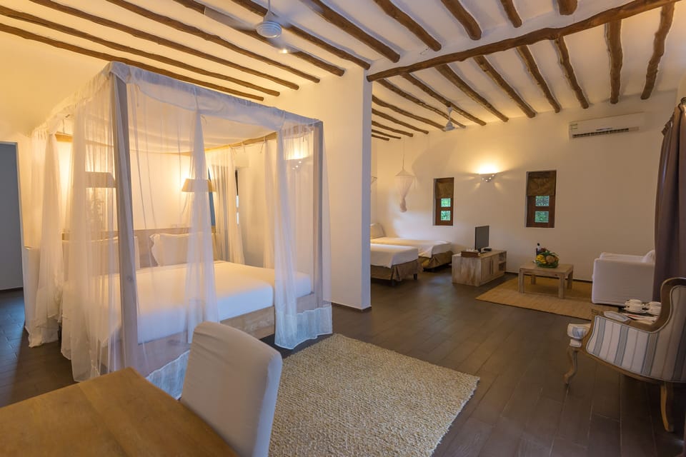 Family Villa, 1 Bedroom, Non Smoking, Garden View | Frette Italian sheets, premium bedding, minibar, in-room safe