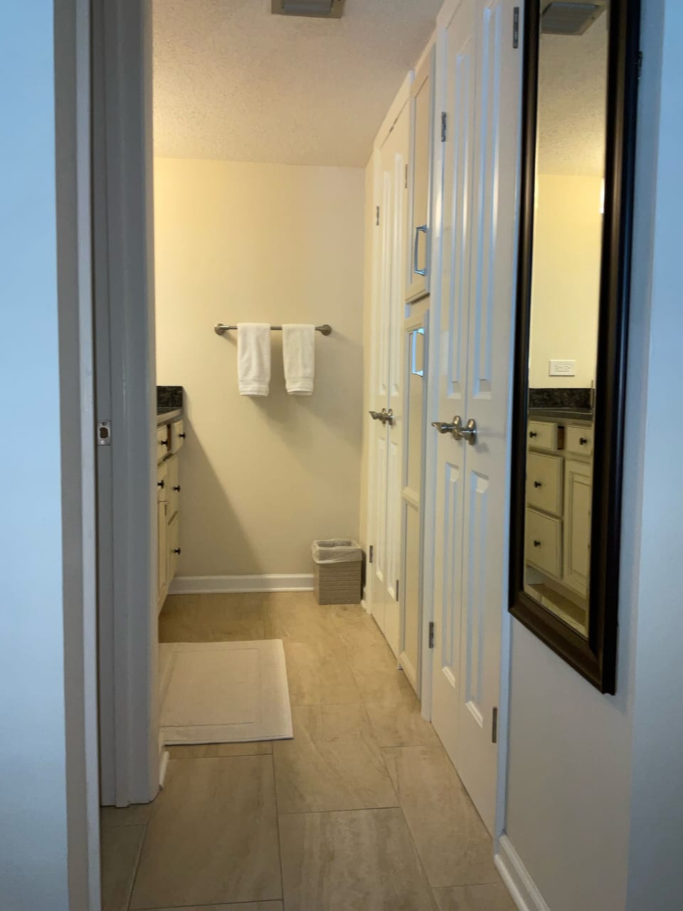 Master dressing area
