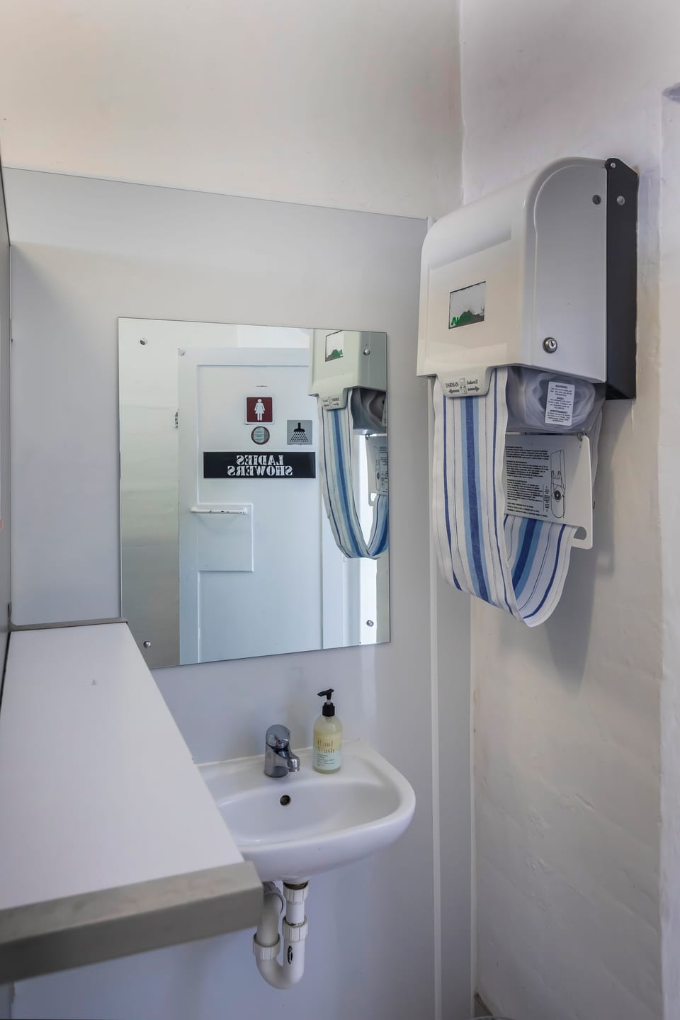 Shower, hair dryer (on request), towels