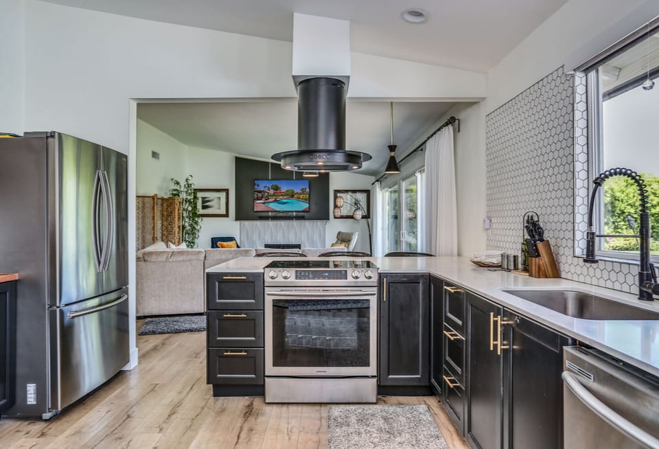 Modern Kitchen with Stainless Appliances