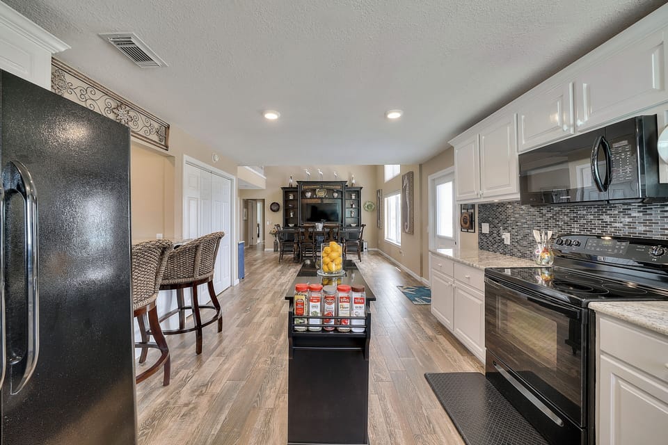 Large open kitchen