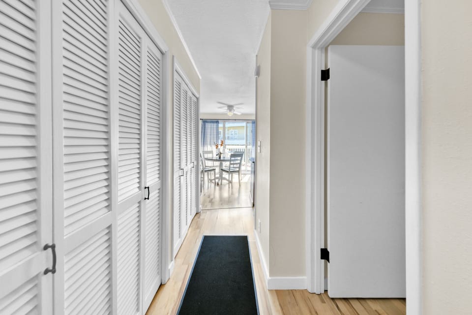 Hallway Offers Bedroom Privacy