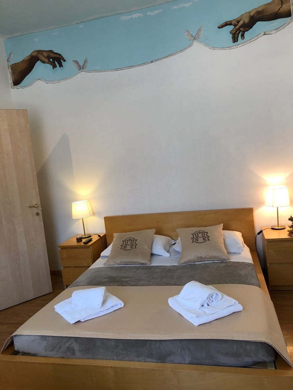 Deluxe Double or Twin Room, Private Bathroom (external) | In-room safe, desk, cribs/infant beds, rollaway beds