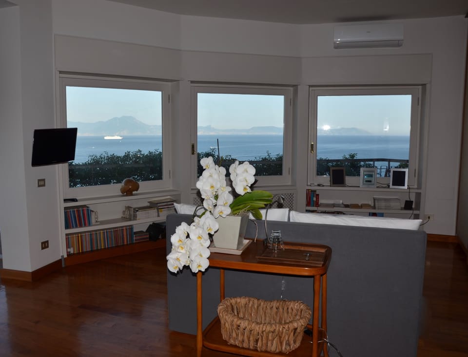 Panoramic Suite | Living area | 32-inch TV with digital channels
