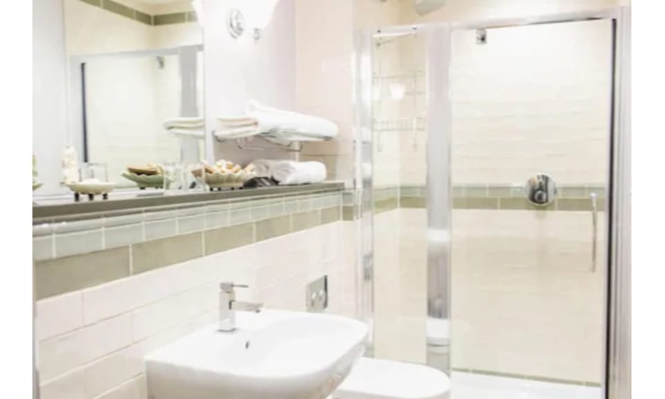 Luxury Double or Twin Room | Bathroom | Free toiletries, hair dryer, towels, soap