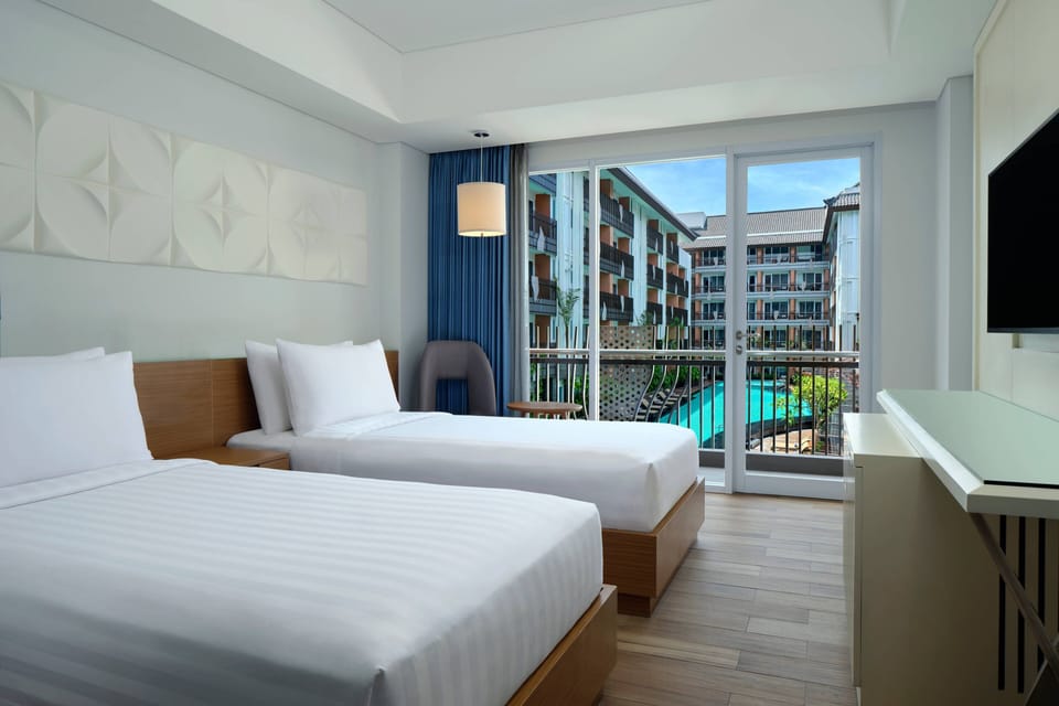 Room, 2 Twin Beds, Pool View | Pool | Outdoor pool, pool umbrellas, sun loungers
