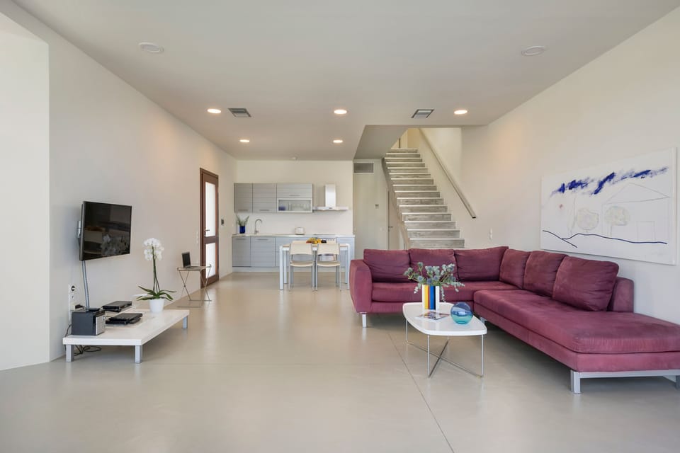 Villa, 2 Bedrooms | Living area | 42-inch flat-screen TV with satellite channels, TV, DVD player