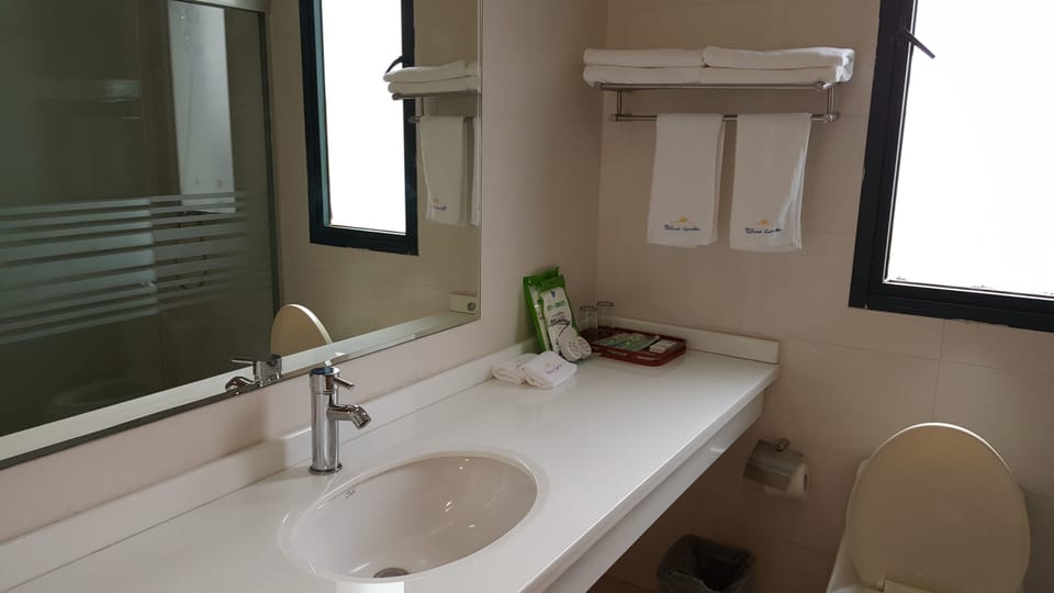 Free toiletries, hair dryer, slippers