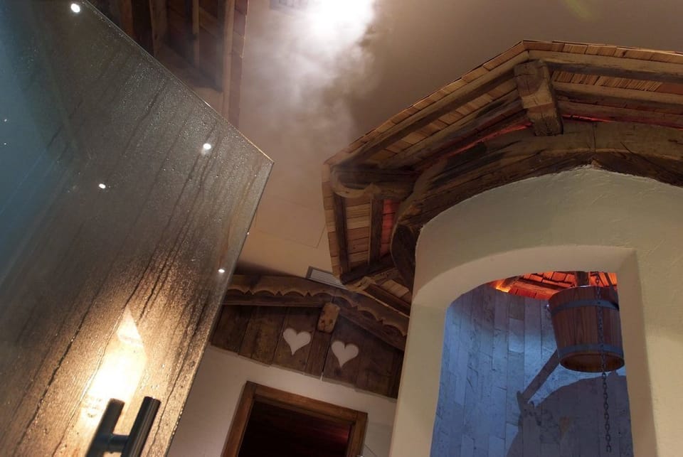 Sauna, hot tub, steam room