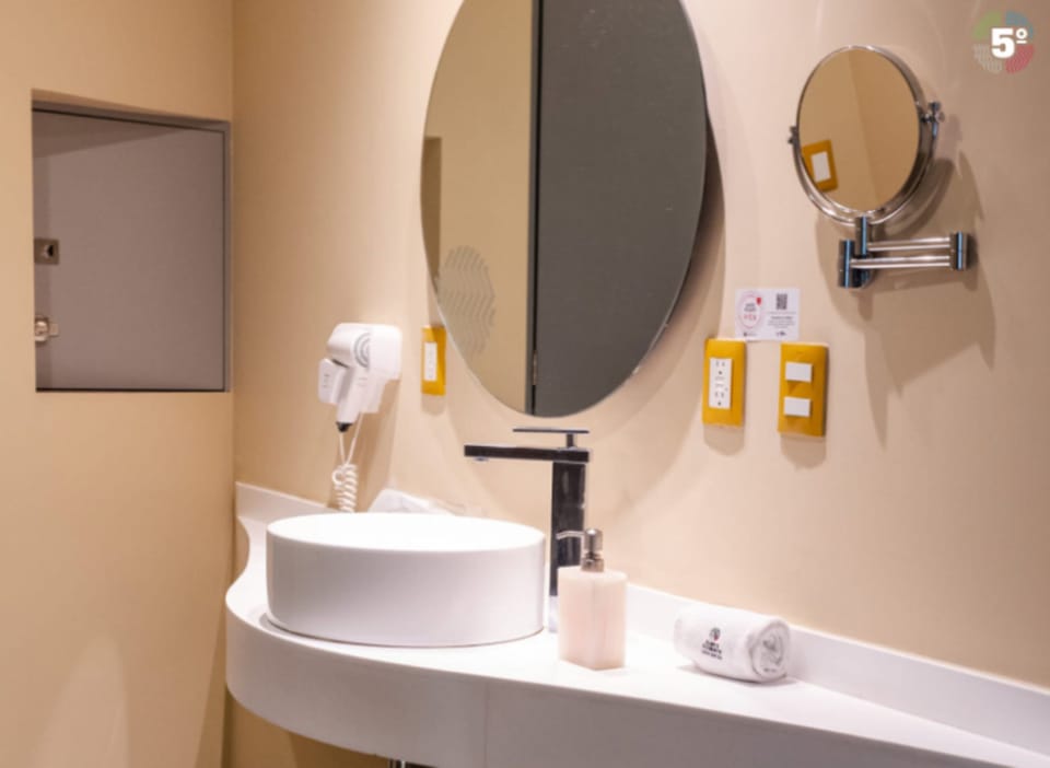 Deluxe Room | Bathroom | Shower, rainfall showerhead, free toiletries, hair dryer