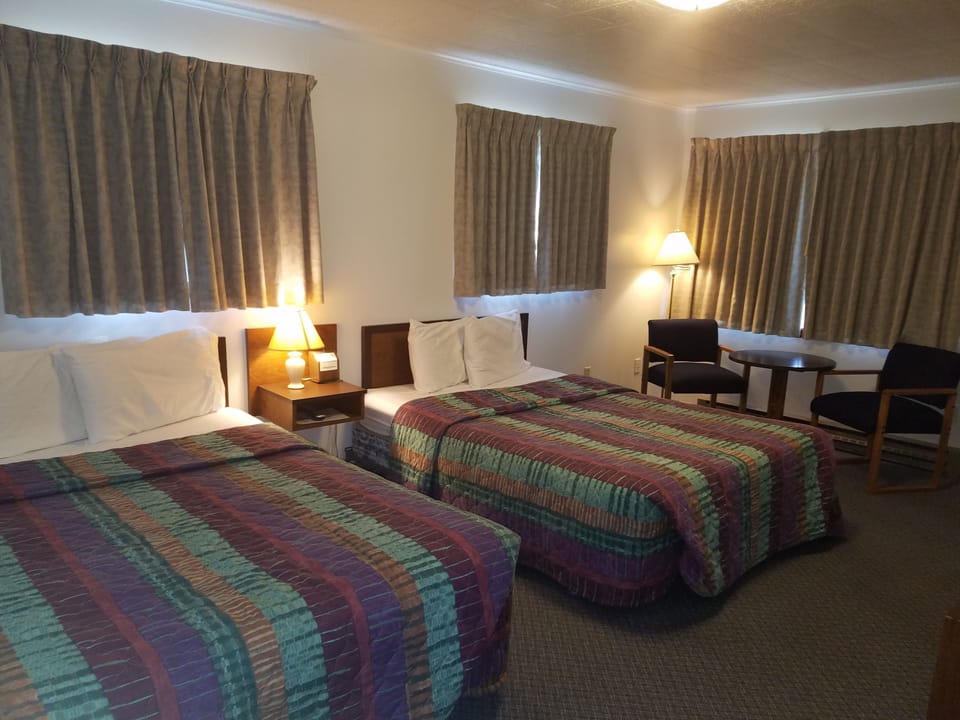 Standard Room, 2 Double Beds, Mountain View, Ground Floor | Down comforters, individually decorated, individually furnished, desk