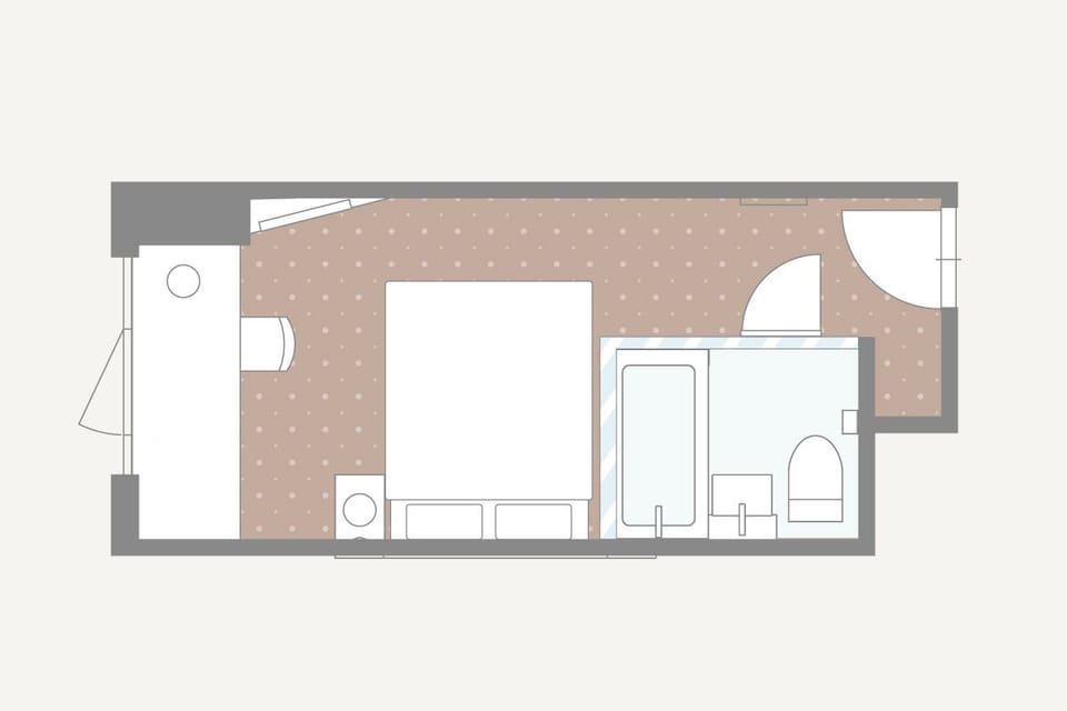 See-Through Bath room, Non Smoking (200cm x 160cm x 1) Dinner at 6pm | Individually decorated, individually furnished, blackout drapes