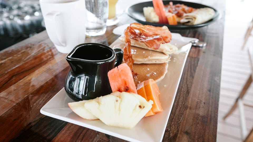 Daily cooked-to-order breakfast for a fee