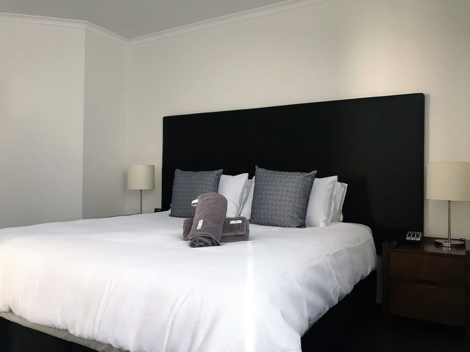 Pillowtop beds, blackout drapes, soundproofing, iron/ironing board
