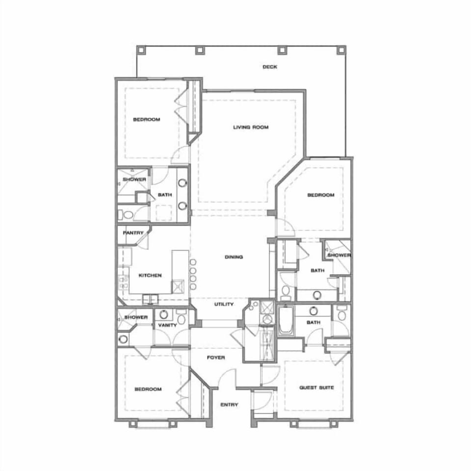 Condo, 4 Bedrooms | Floor plan