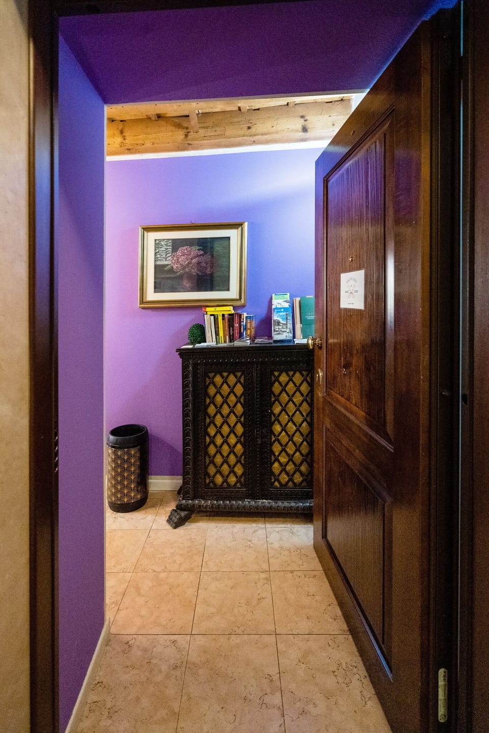 Interior entrance