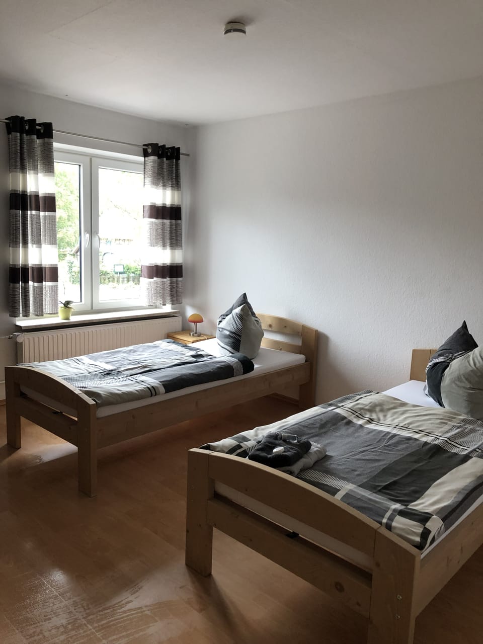 Hypo-allergenic bedding, individually decorated, individually furnished
