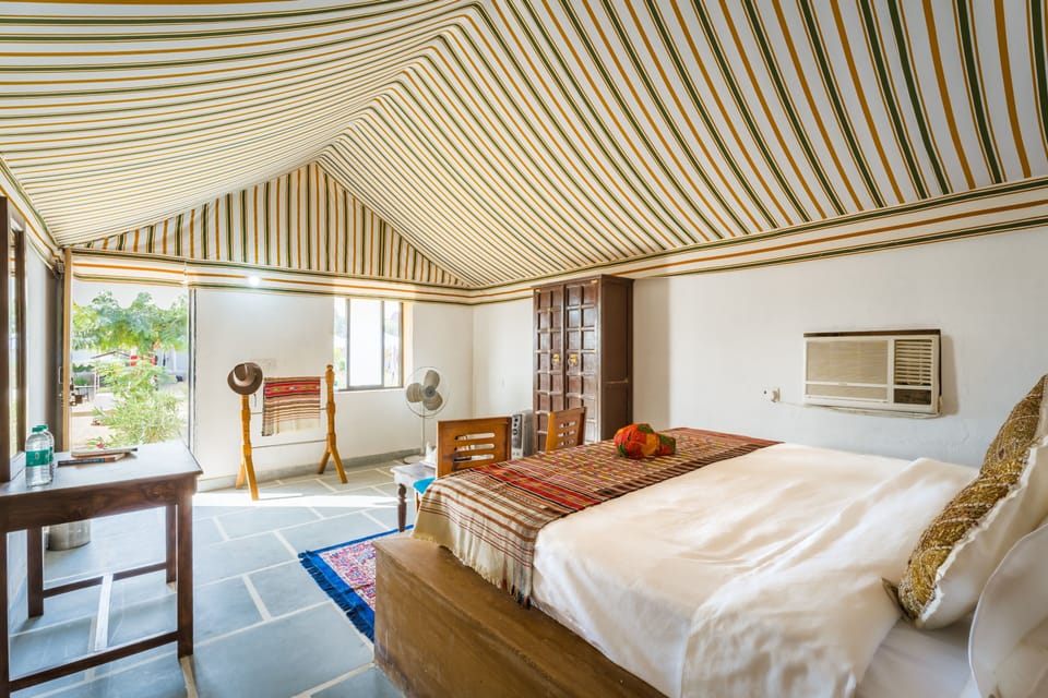 Luxury Tent | 1 bedroom, soundproofing, rollaway beds, free WiFi