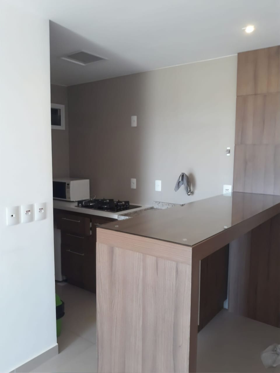 Standard Apartment, 1 Bedroom, Sea View | Private kitchen | Fridge, stovetop, cookware/dishes/utensils, dining tables