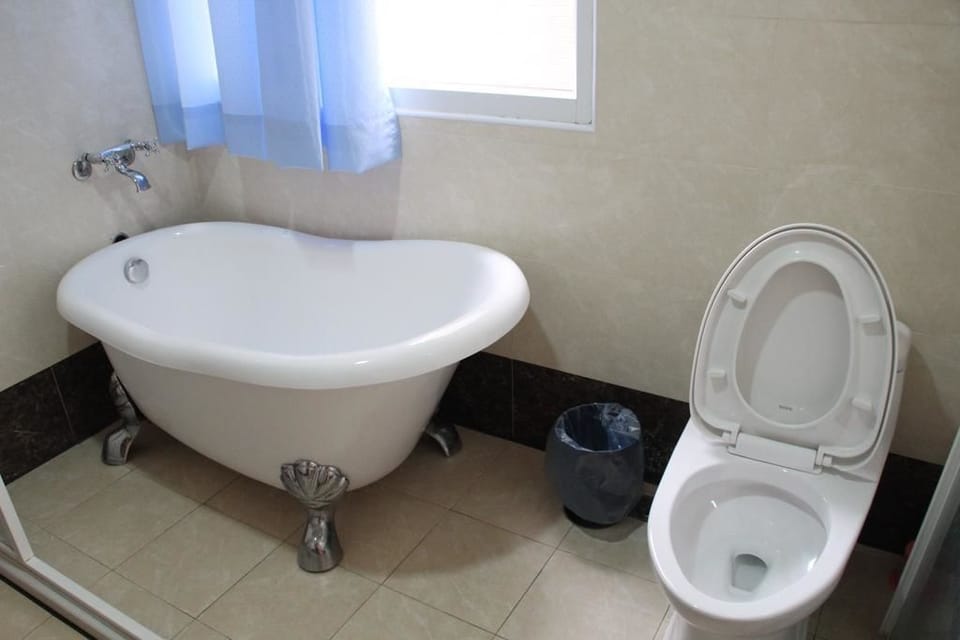 Honeymoon Double Room | Bathroom | Free toiletries, hair dryer, slippers, soap