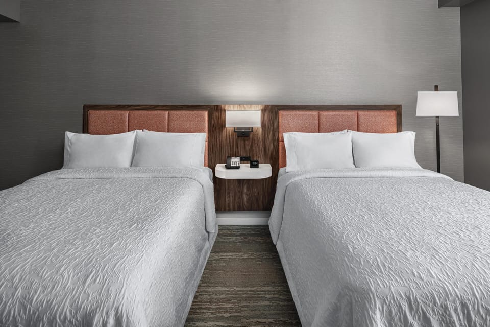 Hypo-allergenic bedding, in-room safe, desk, laptop workspace