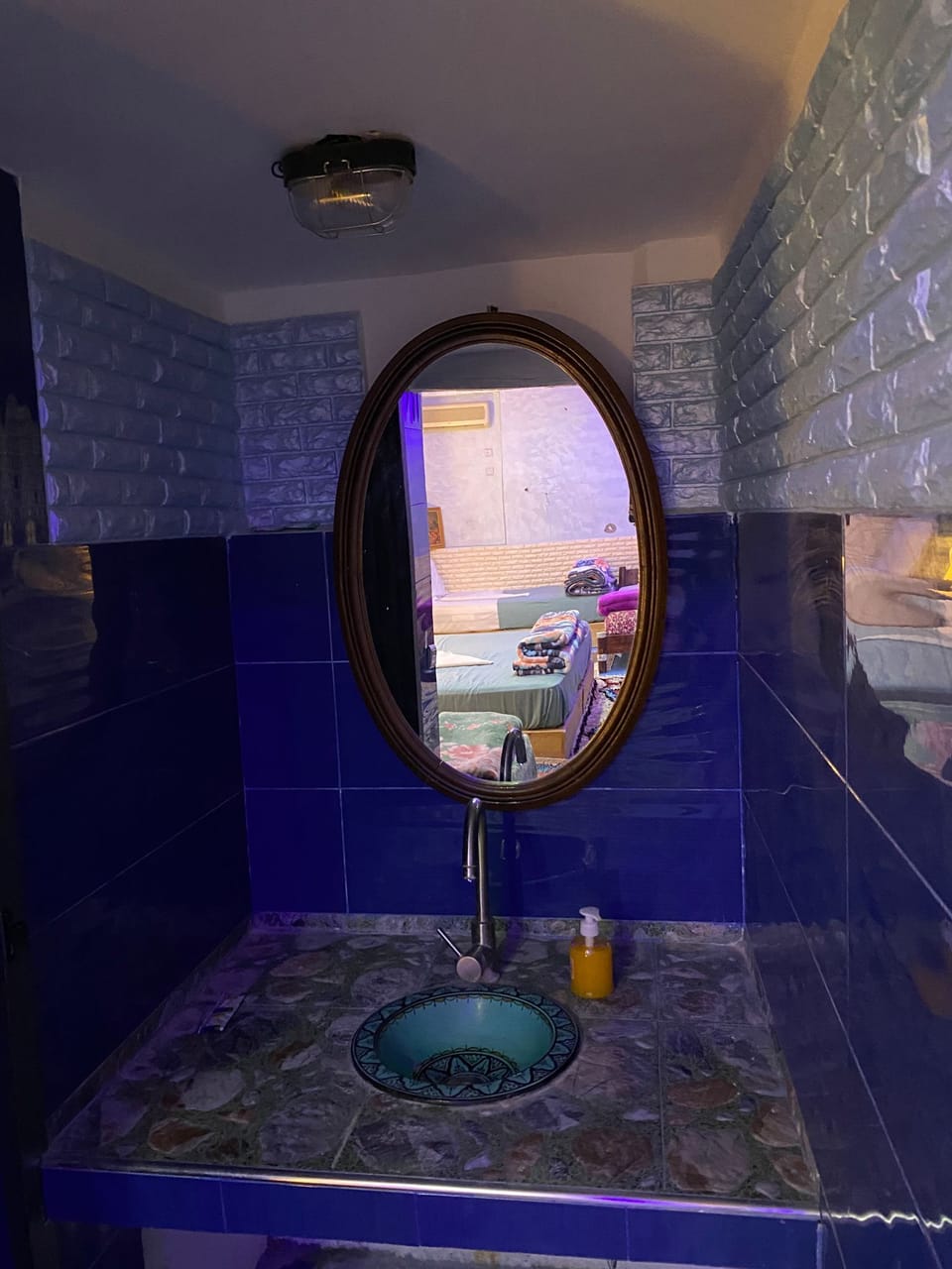 Quadruple Room | Bathroom | Shower, towels, soap, toilet paper