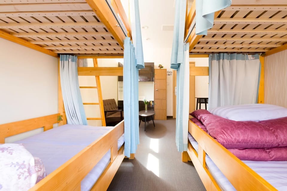Blackout drapes, WiFi (free), bed sheets