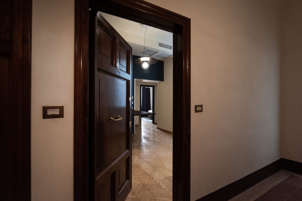 Interior entrance