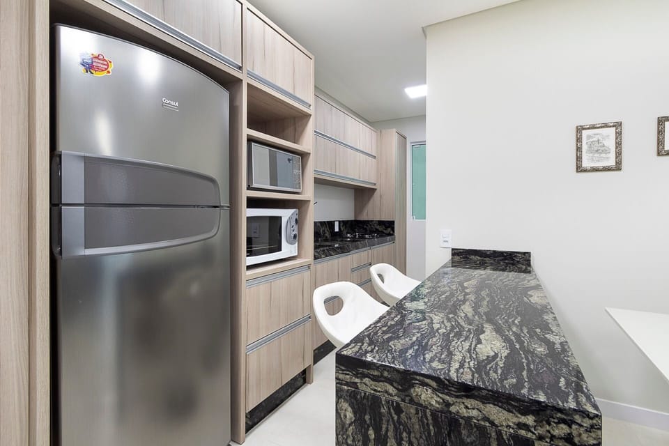 Apartment | Private kitchen | Fridge, microwave, cookware/dishes/utensils
