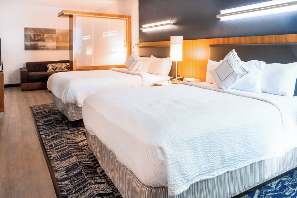 Premium bedding, individually decorated, individually furnished, desk