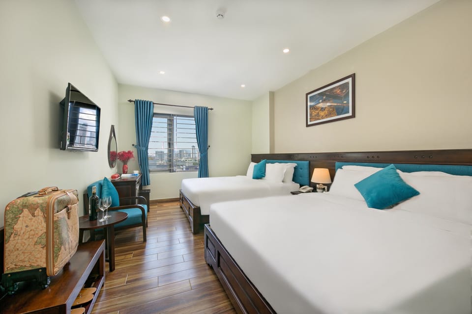 Premium bedding, down comforters, memory foam beds, minibar