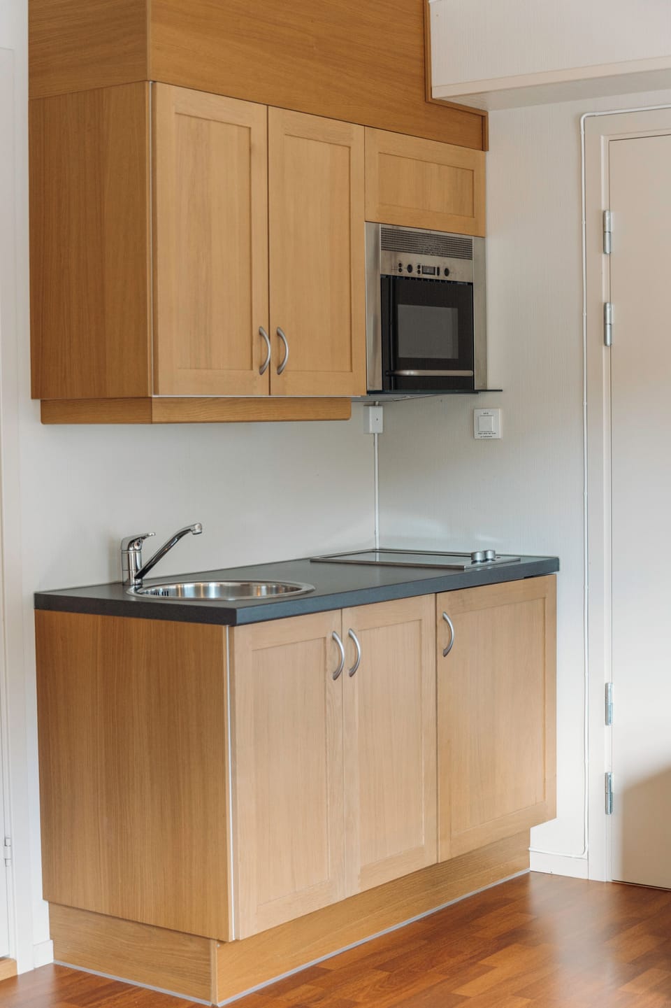 Mini-fridge, microwave, stovetop, dishwasher