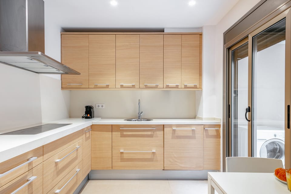 Apartment, 3 Bedrooms, Terrace | Private kitchen | Fridge, microwave, stovetop, dishwasher