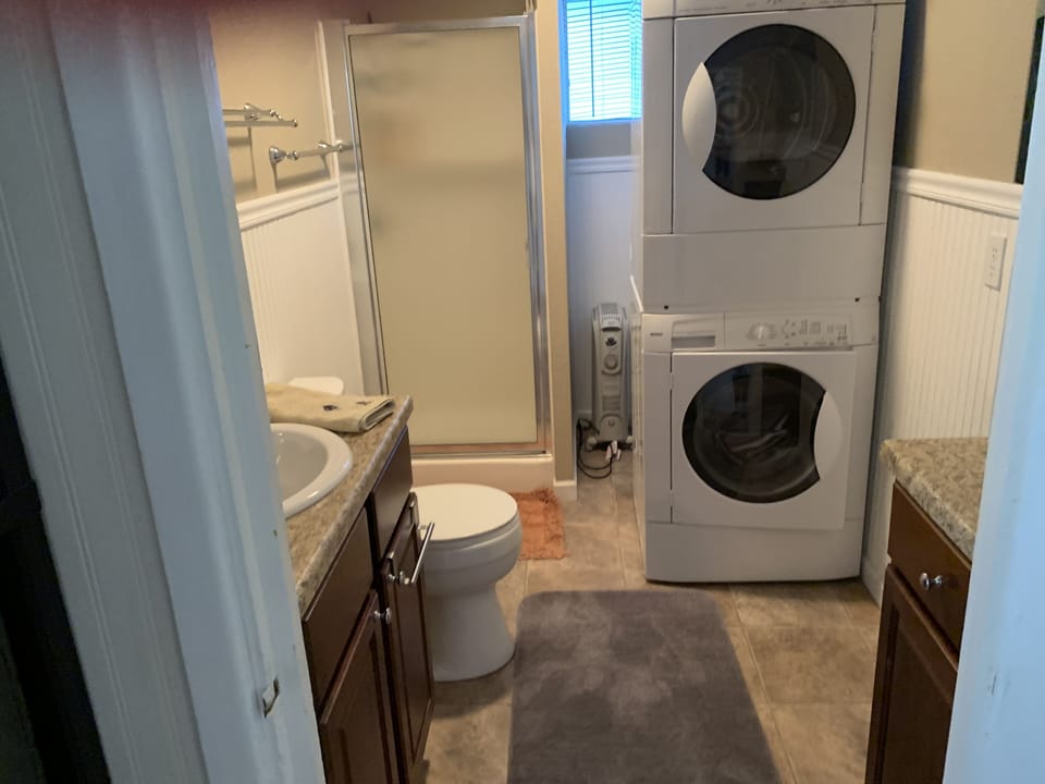 Washer and dryer