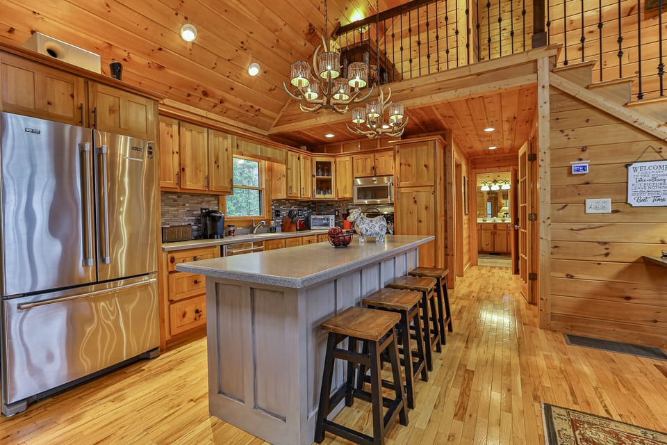 Kitchen on main level