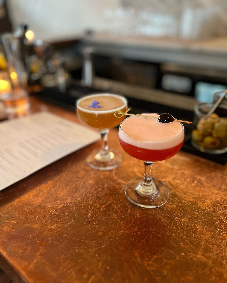 Finistre. 2 minute walk to cocktail/mocktail heaven. Food is also divine. 