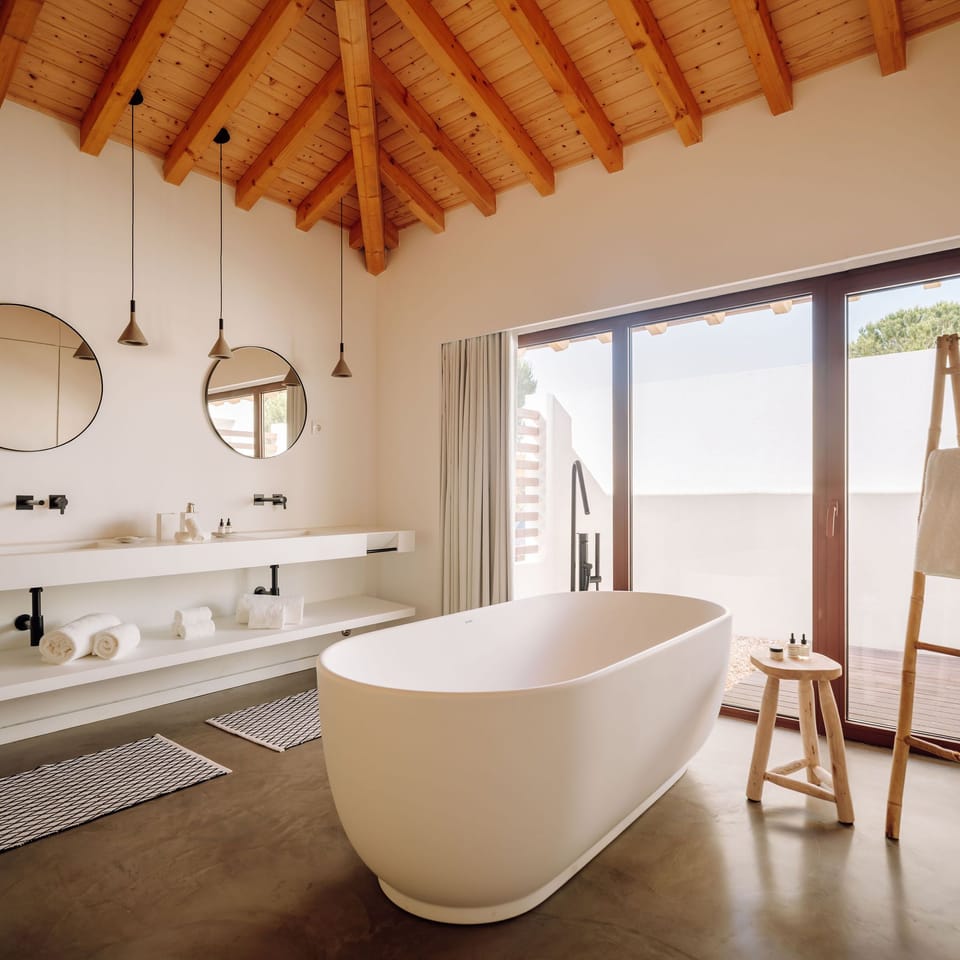 Three Bedroom Villa with Private Pool | Bathroom | Separate tub and shower, rainfall showerhead, designer toiletries
